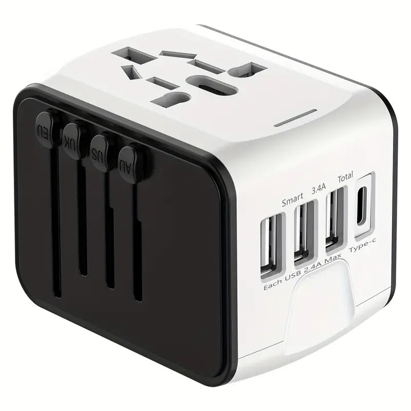 SINTIVO™ Universele Reisadapter met USB-poorten