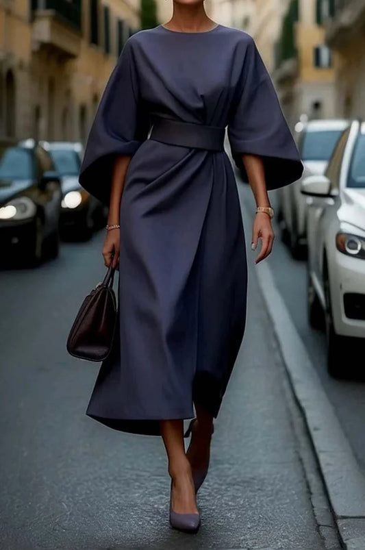 SINTIVO™ Elegante Jurk met Ceintuur
