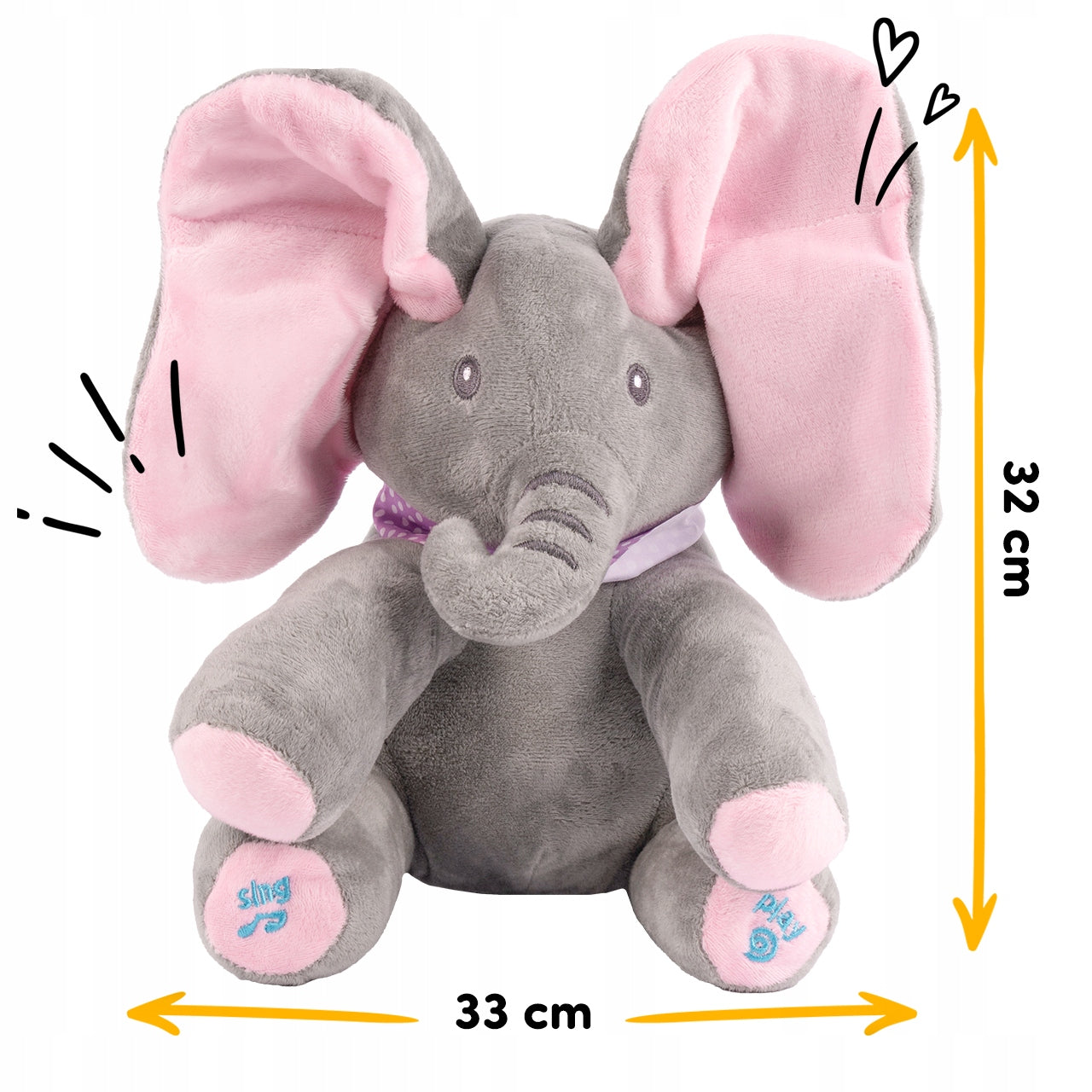 SINTIVO™ Interactieve Knuffel Olifant
