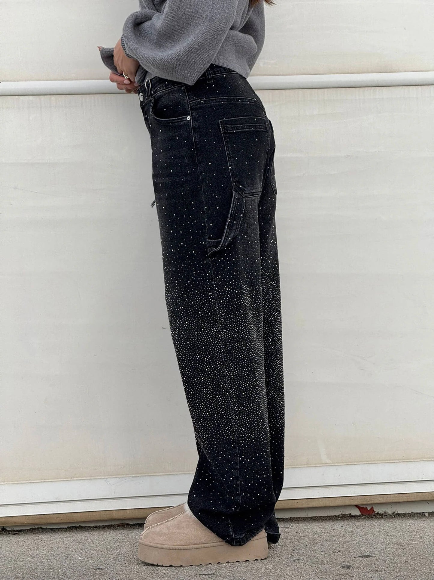 SINTIVO™ Relaxed fit Jeans met Hoge Taille