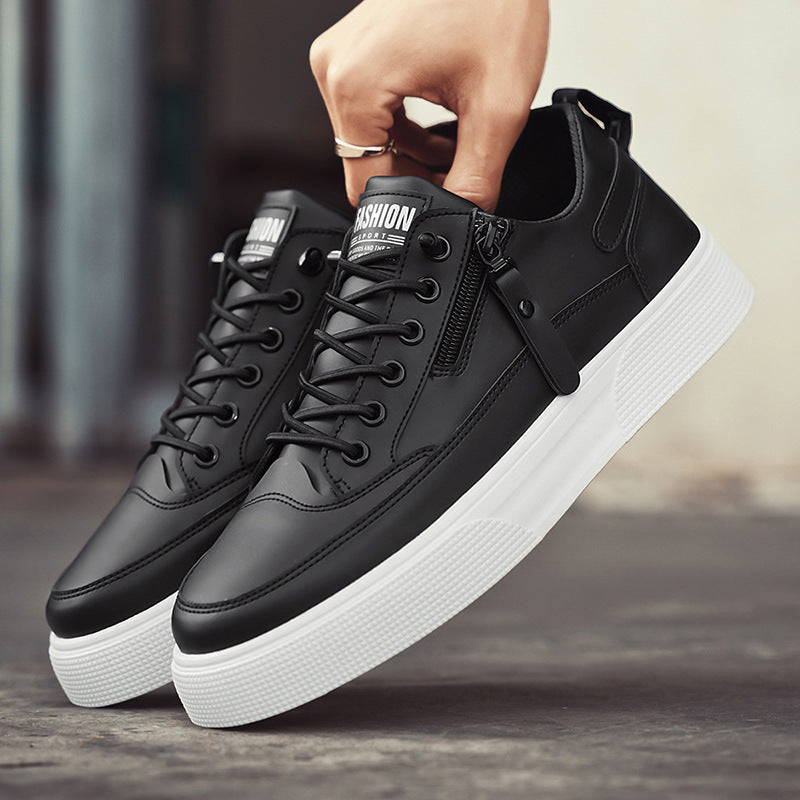 SINTIVO™ Klassieke Pasvorm Leren Sneakers