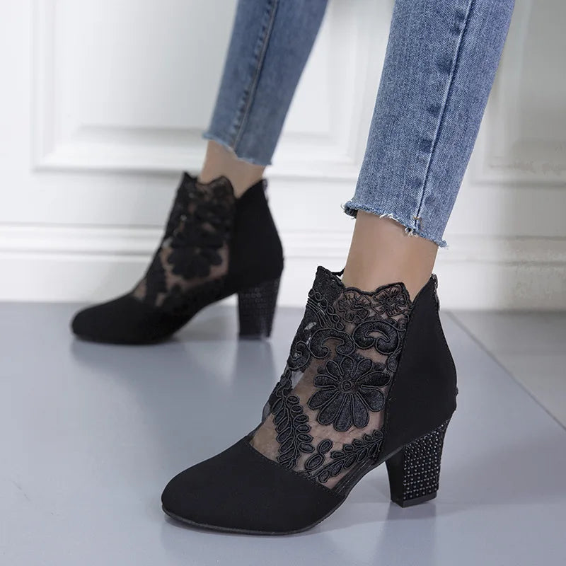 SINTIVO™ Elegante Mesh Laarzen