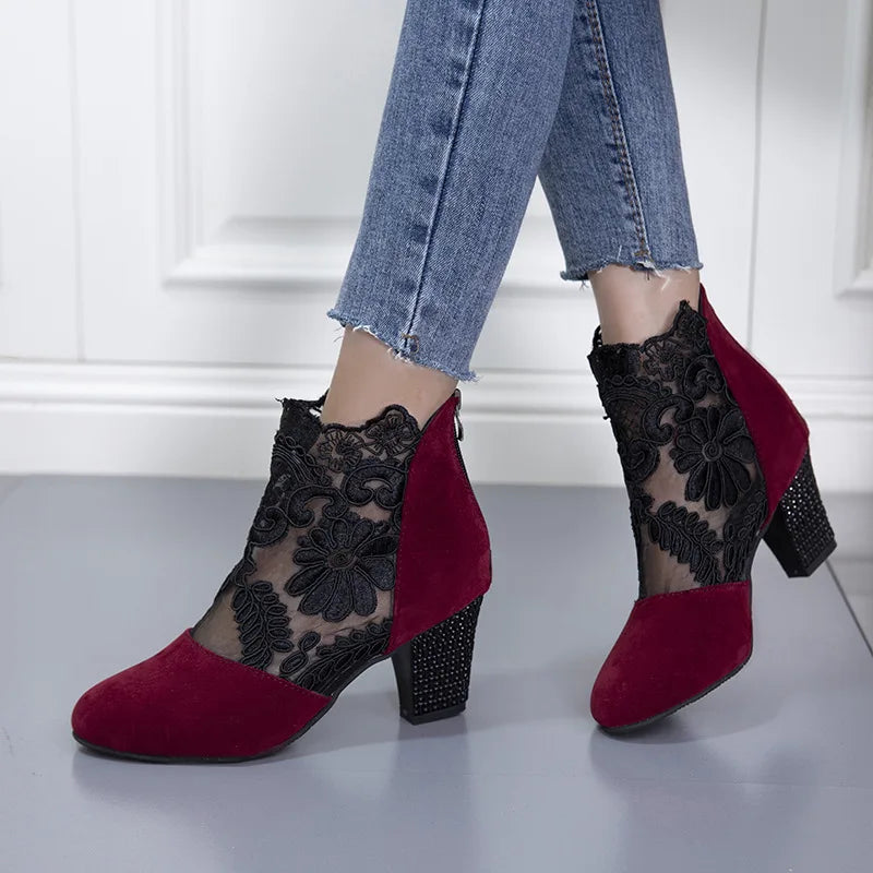 SINTIVO™ Elegante Mesh Laarzen