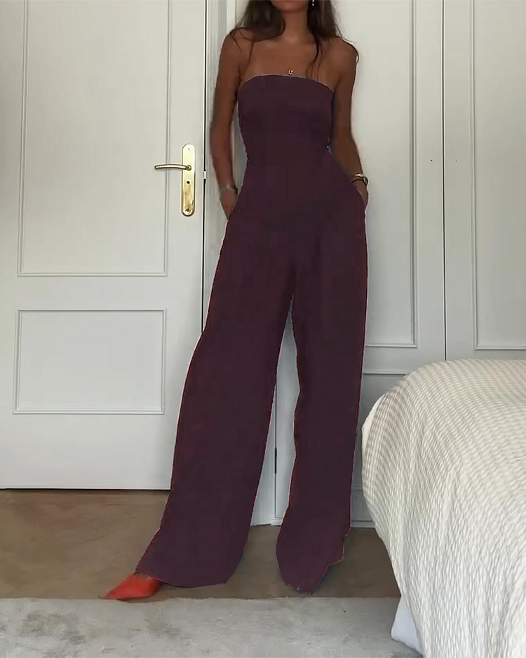 SINTIVO™ Elegante Strapless Jumpsuit