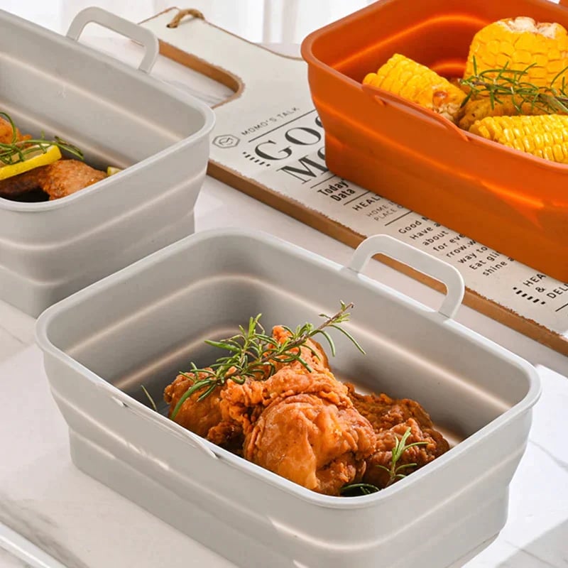 SINTIVO™ Siliconen Airfryer Bakvorm met Handgrepen