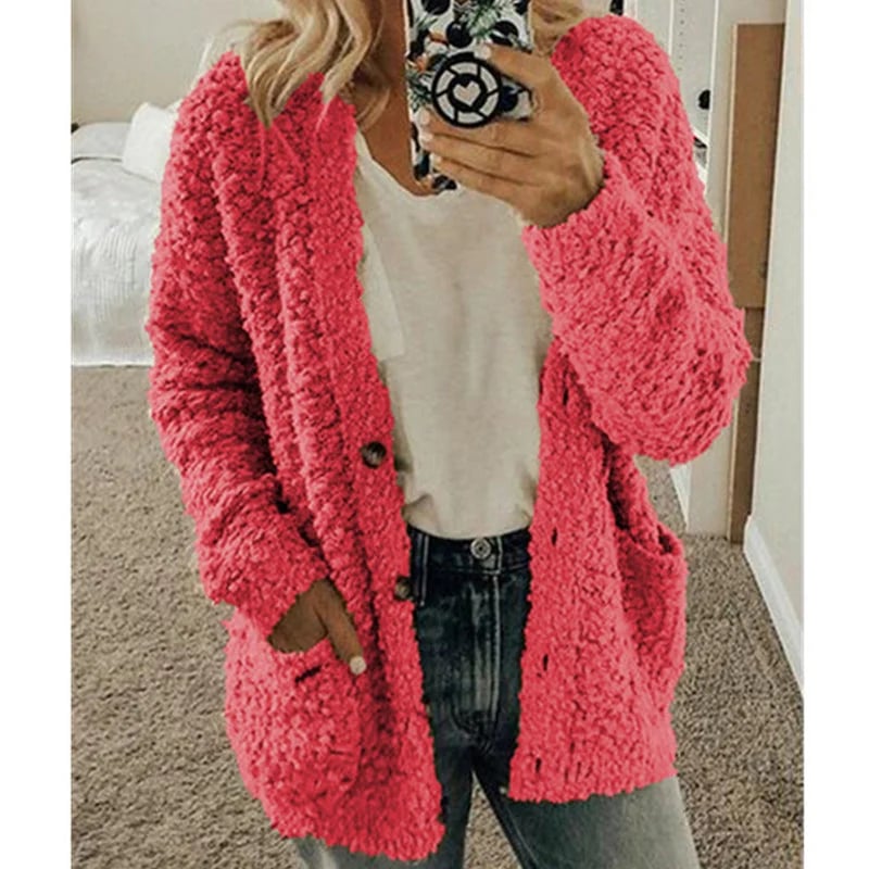 SINTIVO™ Cardigan Casual Fluwelen Korte Jas