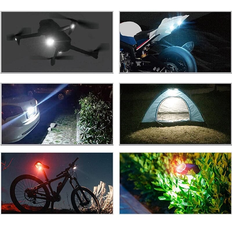 SINTIVO™ LED verlichting voor auto en motorfiets met Afstandsbediening