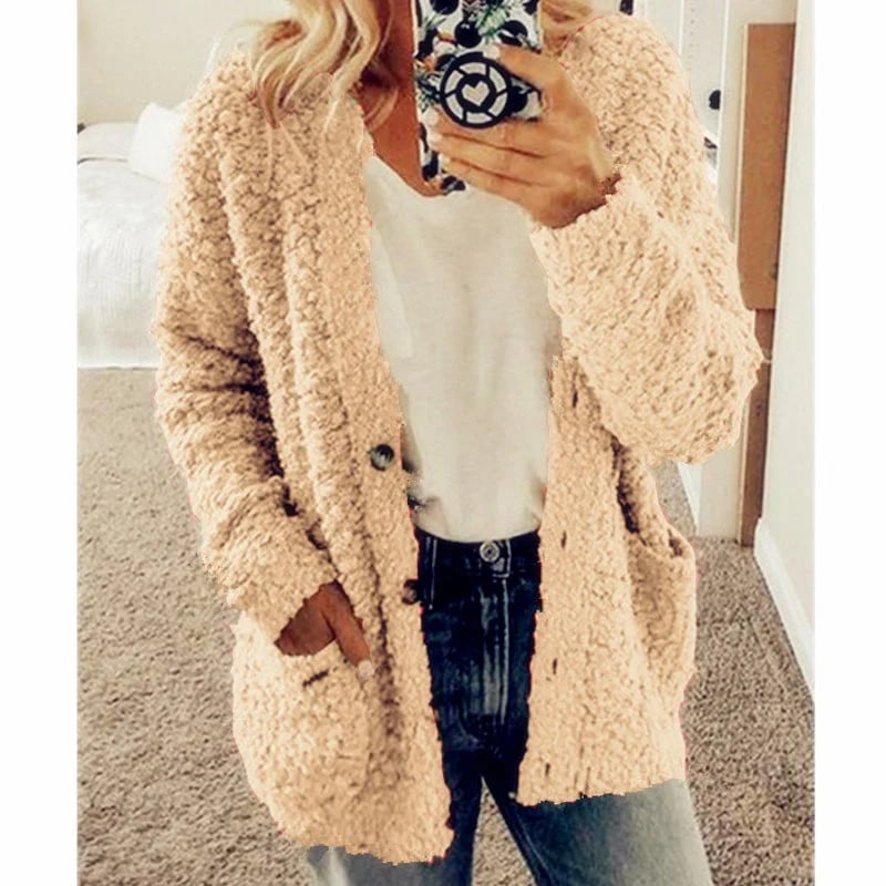 SINTIVO™ Cardigan Casual Fluwelen Korte Jas