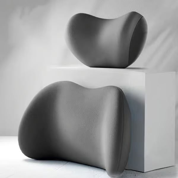 SINTIVO™ Ergonomische Autostoel Nek- en Lendensteun Set