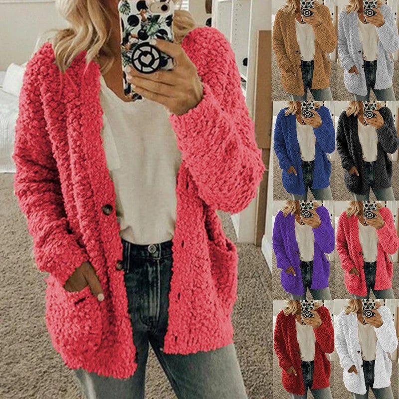 SINTIVO™ Cardigan Casual Fluwelen Korte Jas