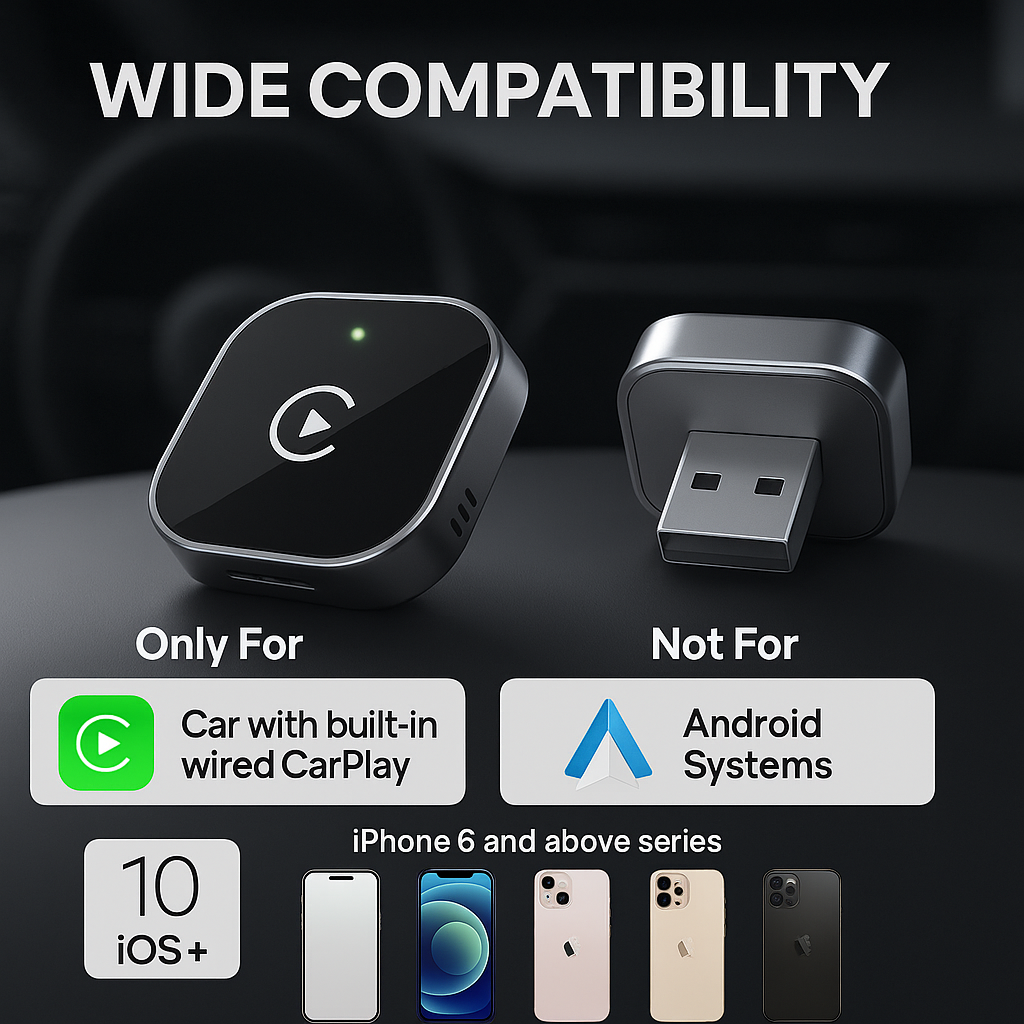 SINTIVO™ Wireless CarPlay Adapter