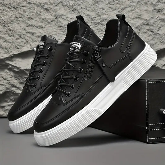 SINTIVO™ Klassieke Pasvorm Leren Sneakers