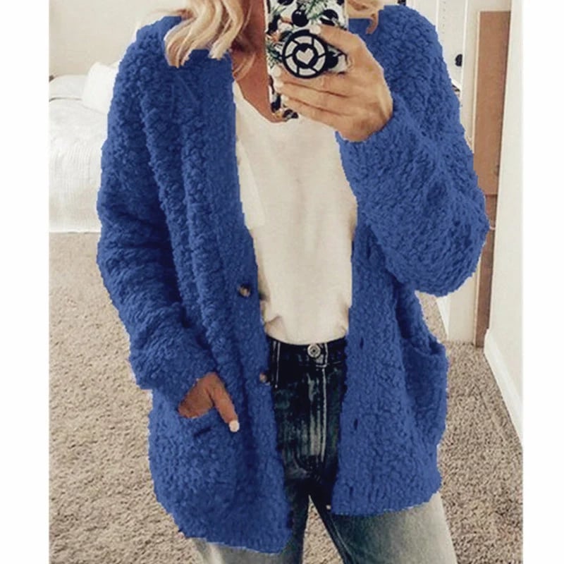 SINTIVO™ Cardigan Casual Fluwelen Korte Jas