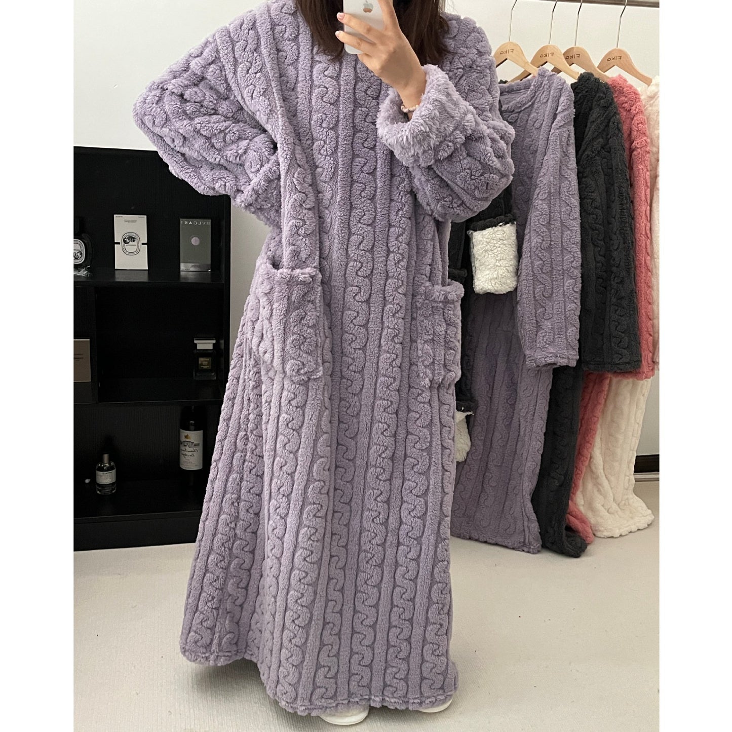 SINTIVO™ Warme oversized badjas