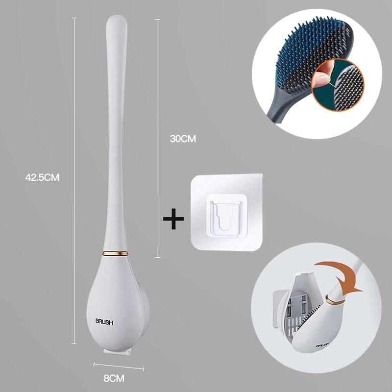 SINTIVO™ Hygiënische Siliconen WC Borstel