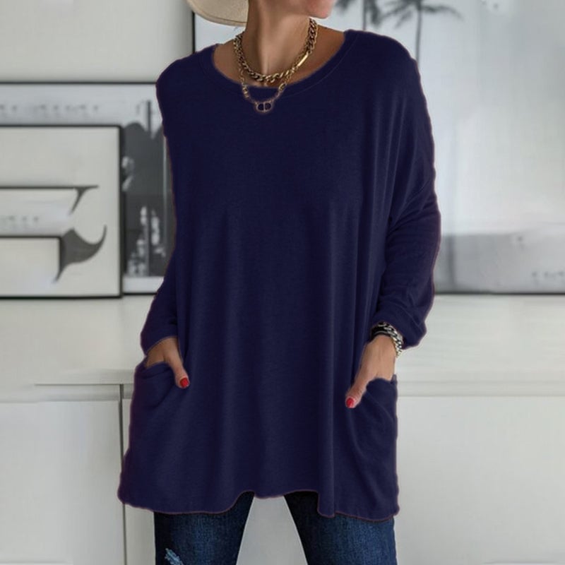 SINTIVO™ T-shirt met ronde hals en lange mouwen