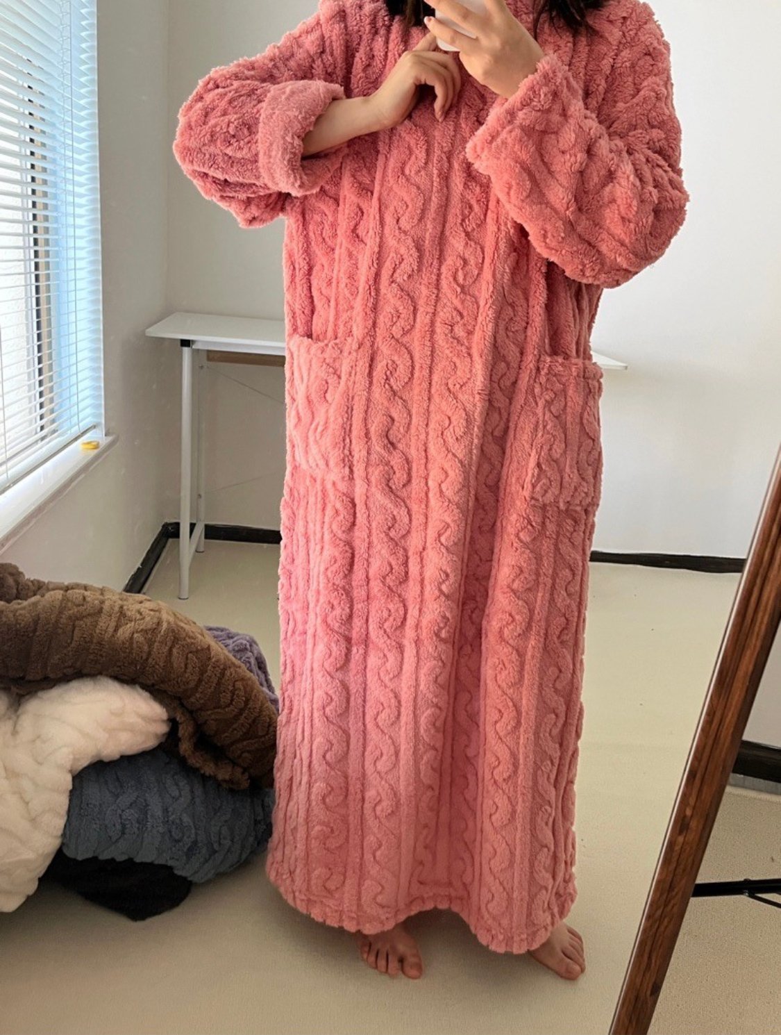 SINTIVO™ Warme oversized badjas