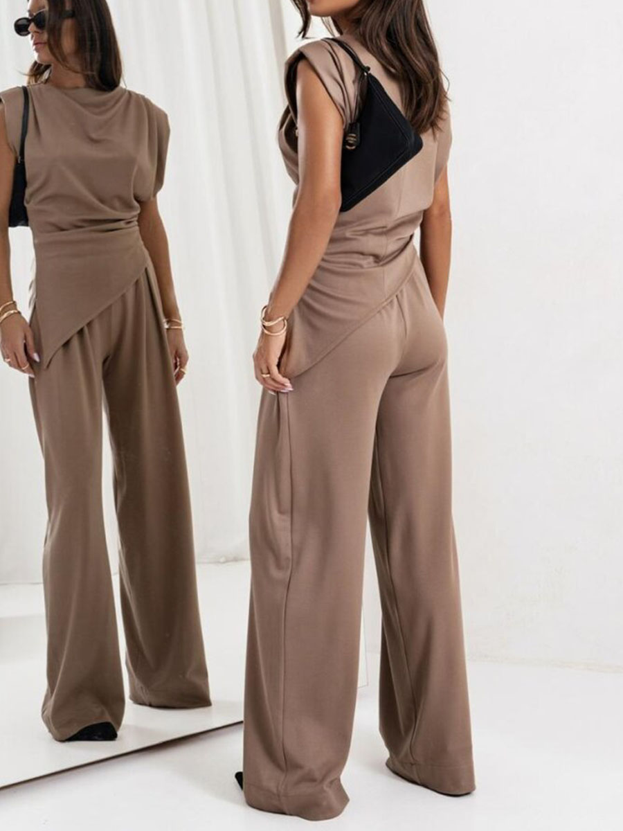SINTIVO™ Chique Mouwloze Tweedelige Casual Set