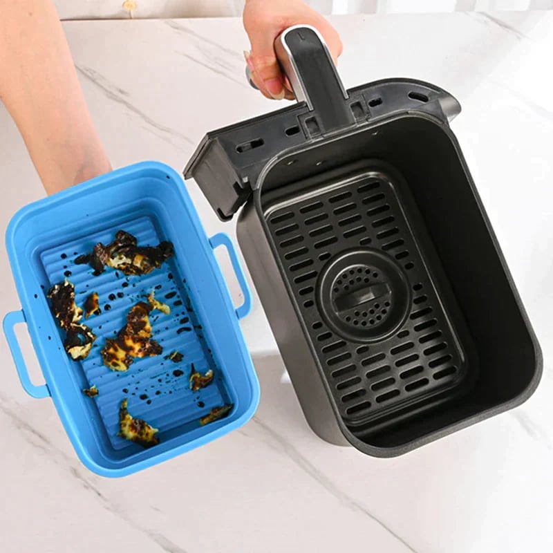 SINTIVO™ Siliconen Airfryer Bakvorm met Handgrepen