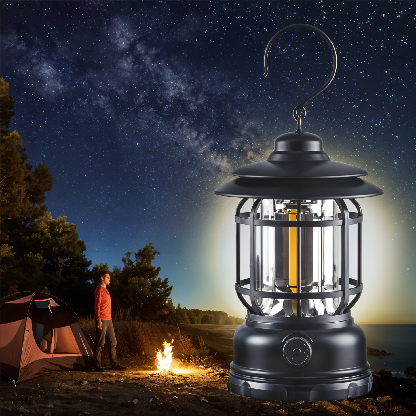 SINTIVO™ Oplaadbare Vintage LED Campinglamp