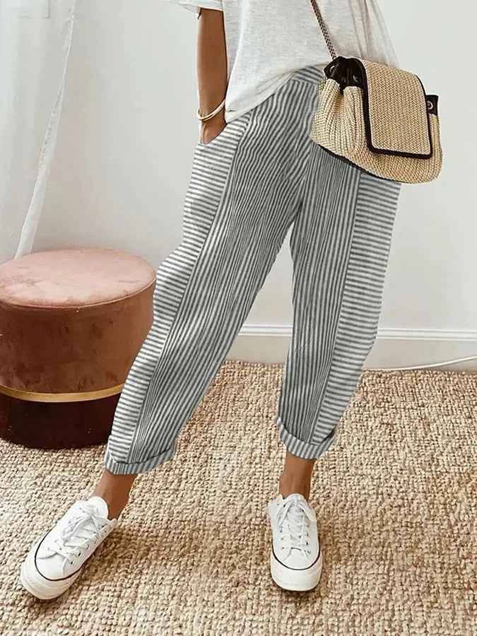 SINTIVO™ Zachte Gestreepte Broek