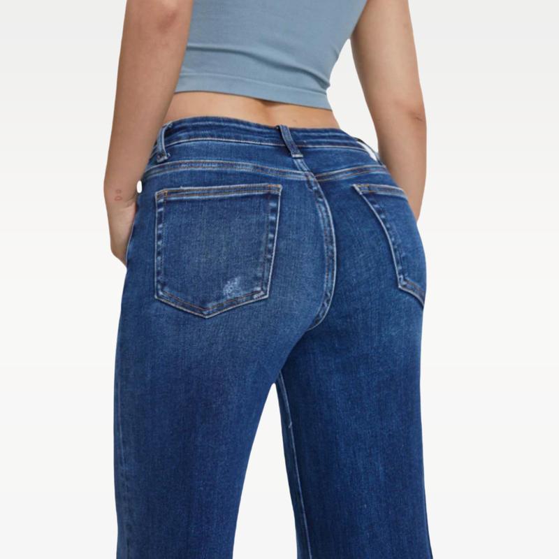 SINTIVO™ Rekbare Taille Denim Broek