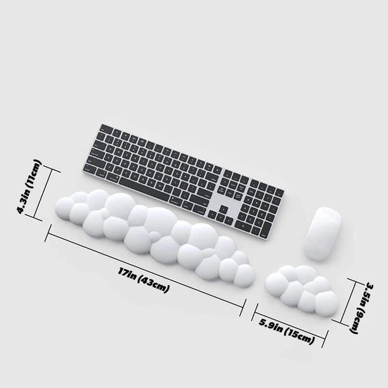SINTIVO™ Wolkvormige  Polssteun voor Toetsenbord & Muis