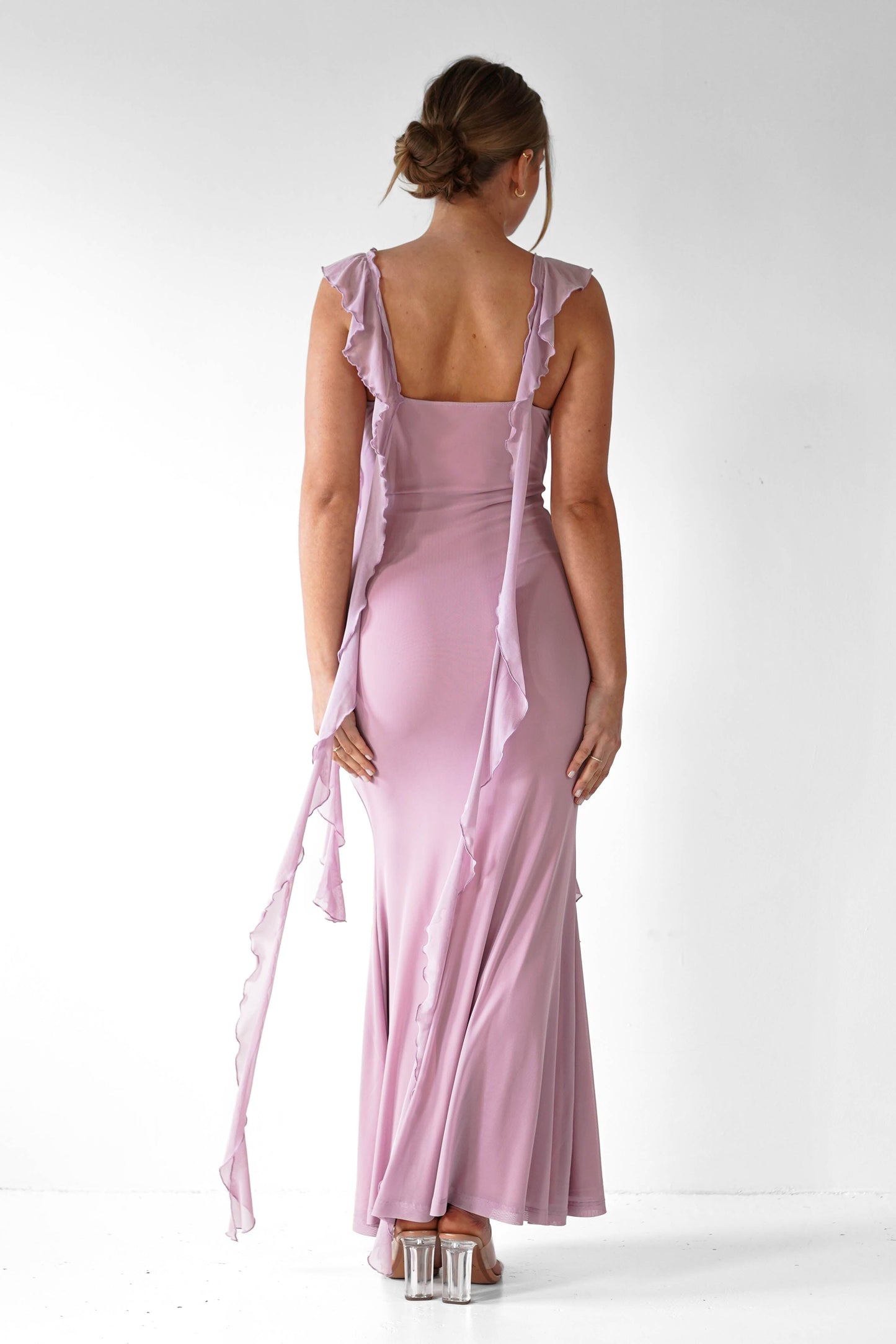 SINTIVO™ Lavendel Elegantie Maxi-jurk