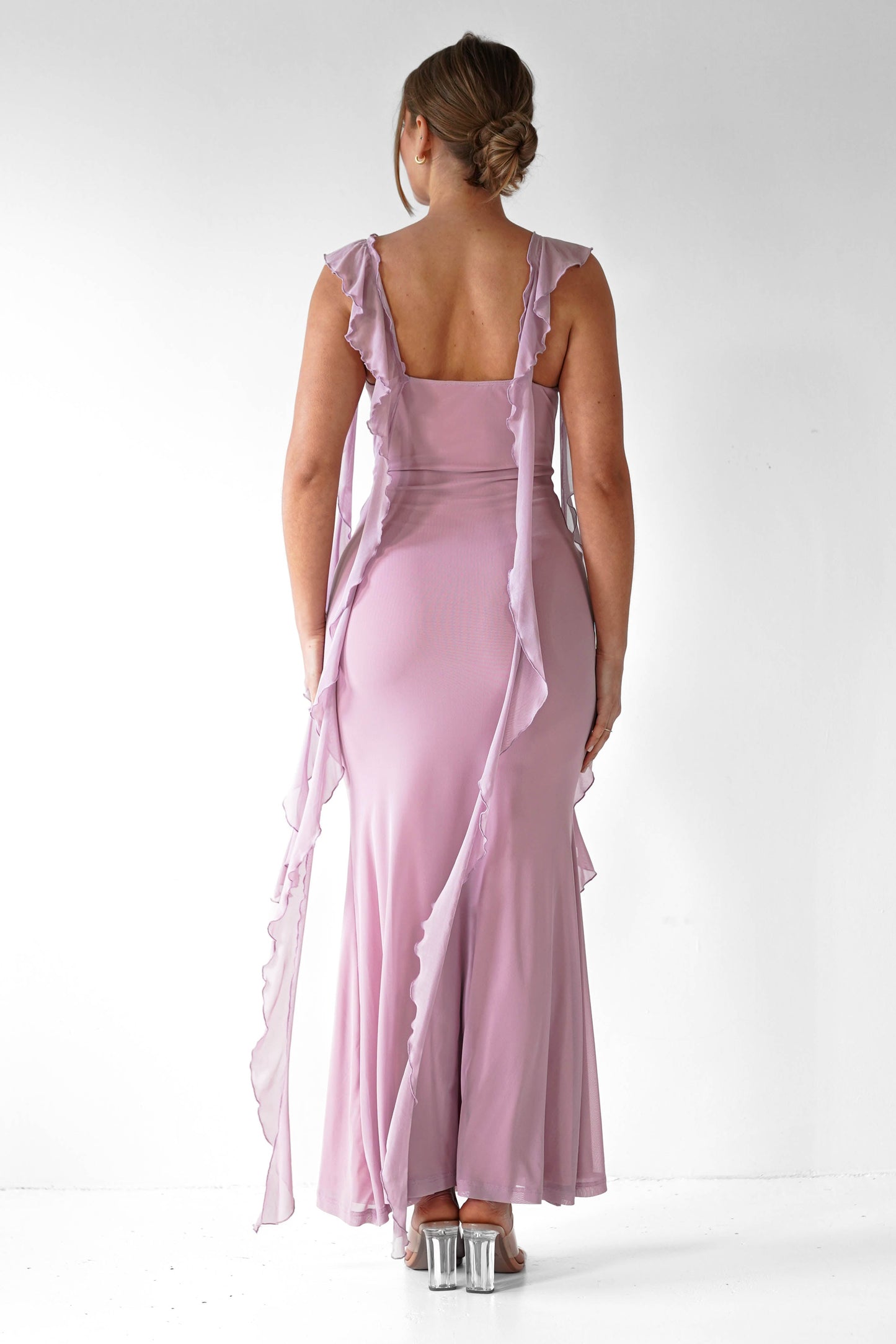 SINTIVO™ Lavendel Elegantie Maxi-jurk