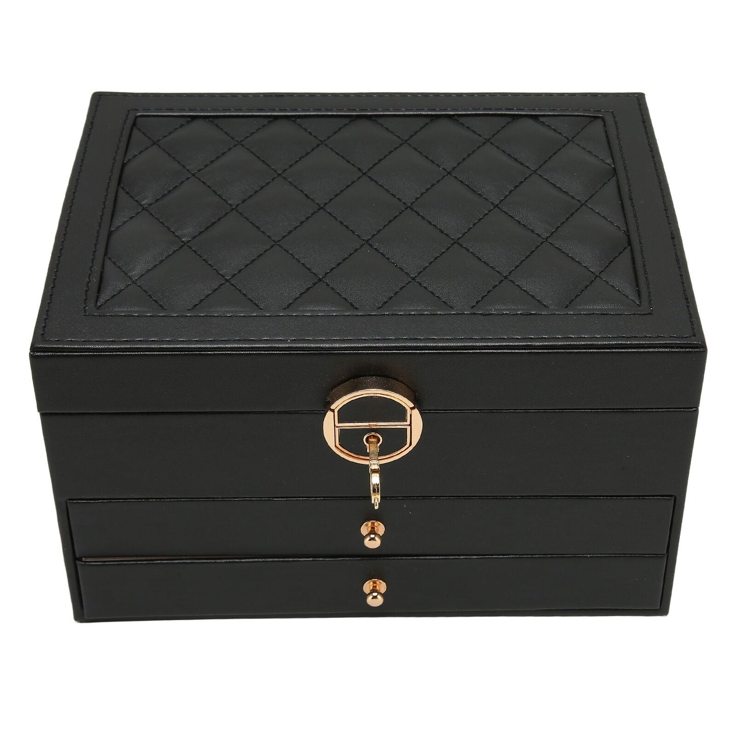 SINTIVO™ Sieradendoos - GemKeeper - Meerlagig & Leer - Ruime & Elegante Organisatie