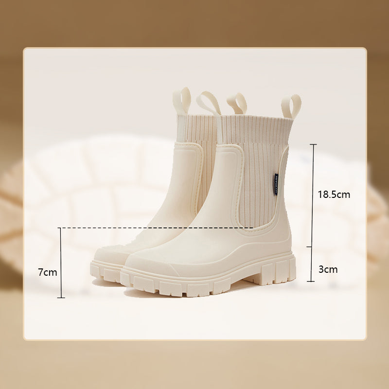 SINTIVO™ Trendy Regenlaarzen met Chunky Zool